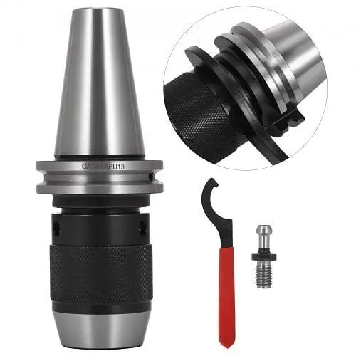 VEVOR CAT40 Merged Precision Keyless Drilling Tool Chuck, 1/2 inch, Collet Chuck Haas CNC Engraving Machine & Milling ...