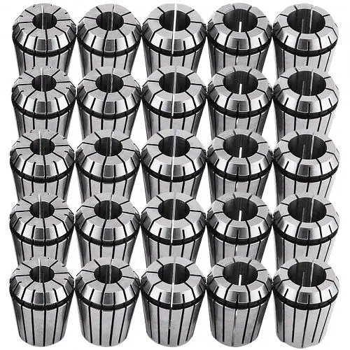 VEVOR Collet Set, 25 Pieces ER16/ER32, Collet Chuck Tool Holder, 1/16"-3/4" 16th and 32nd Industrial Grade Accur...