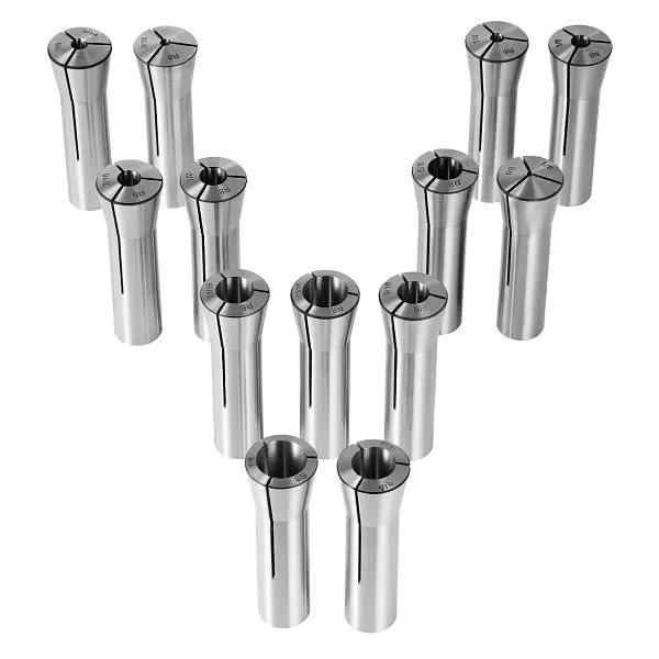 VEVOR 13 Each Precision R8 Collet Set, 1/8" - 7/8", R8JT13PCSW00O2D91V0
