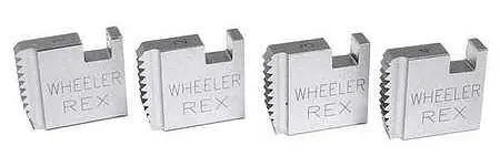 WHEELER REX 1-1/4" 12R Style UNFing Dies NPT, 837840