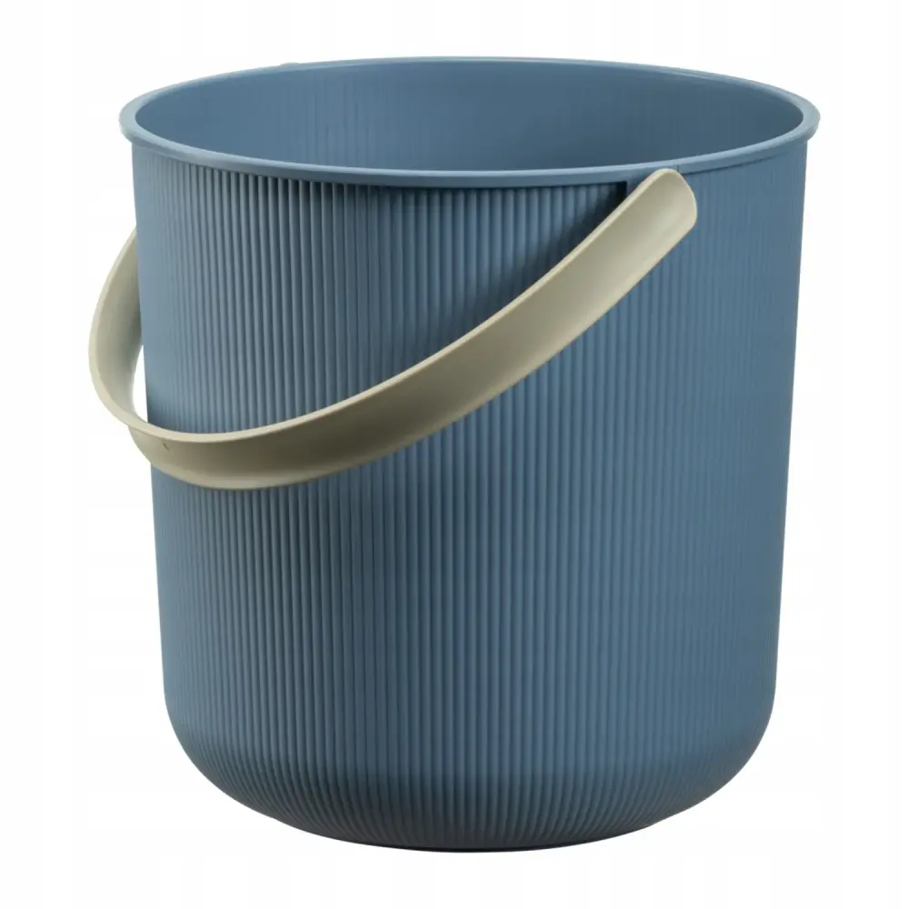 Akita Plast Team bucket handle, azure color, 10L capacity, 24cm diameter, recycled material, 60810805