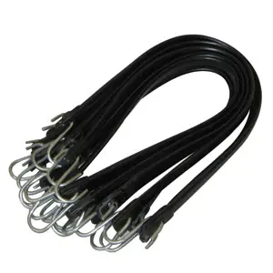 Valley 10pc Rubberized Bungee Cords 21 Inches Out Stock 1-6-21 Blue & Silver