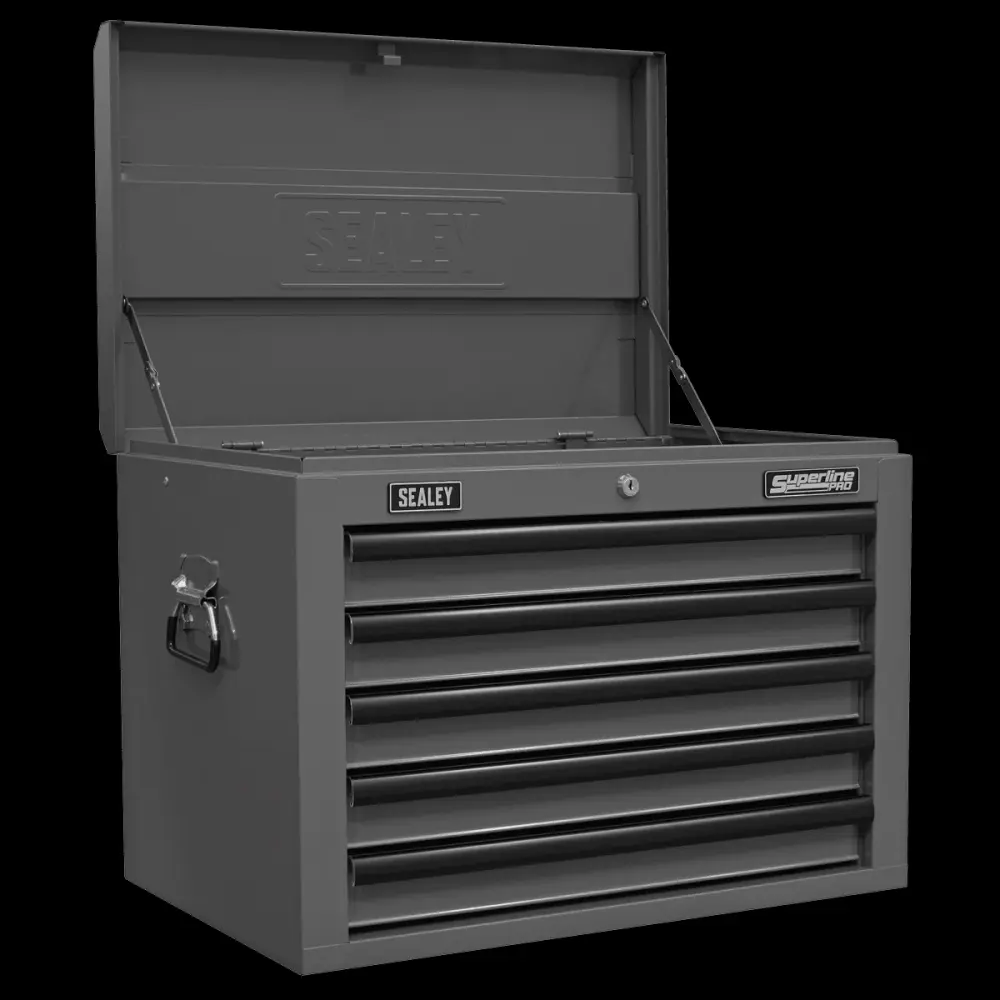 Undermount Superline Pro AP26059TG 5 Drawer Topchest Ball-Bearing Slides - Grey/Black