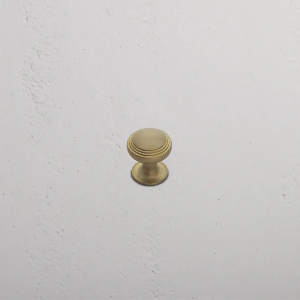 Barlow Cabinet Knob Slim - Antique Brass