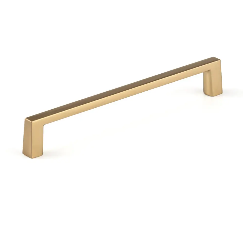 Contemporary # 107 Champagne Copper-brown Metal Pull, 6'' C/C Compatible IKEA Sektion