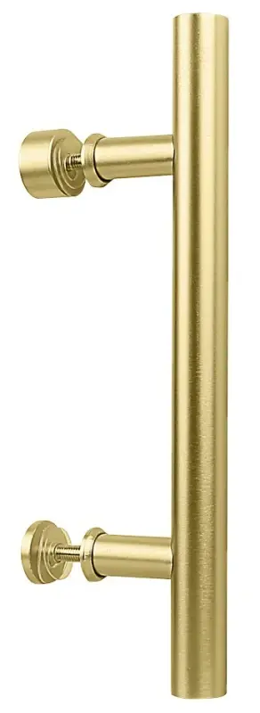 National Hardware N700-102 Madison Pull, 12 H, Steel, Brushed Amber