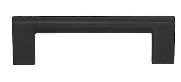 Soft-Close Sumner Street Home Hardware Vail 4- Center to Center Non-glossy Black Cylindrical Bar Drawer Pulls *DAMAGED BOX*