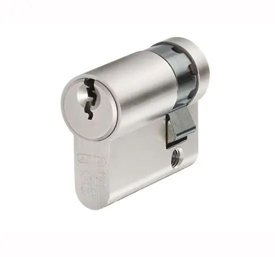 ABUS E60NP Euro Profile Half Cylinders - Nickel Pearl 10/35