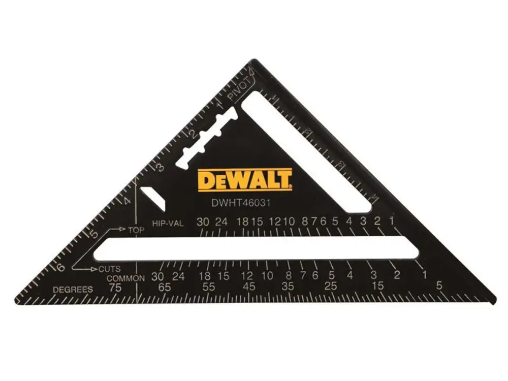 Dewalt Hand Tools Rafter Layout Square 7In