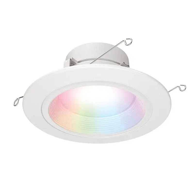 Halo RL Series RL56069WZRGBWWHR Retrofit Downlight, 8 W, 120 V, LED Lamp, Polymer, Matte White