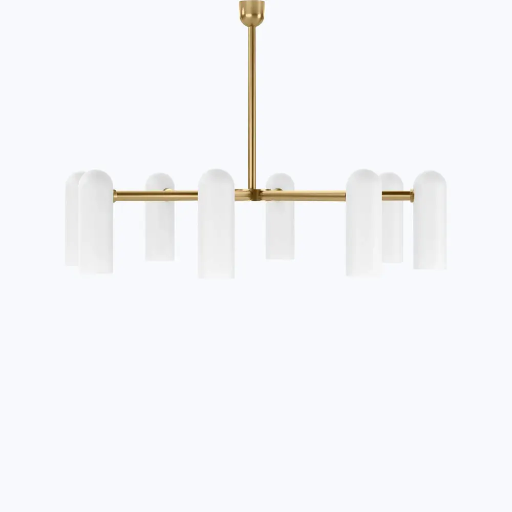 Semi-Flush Mount Light Odyssey Round Md Chandelier