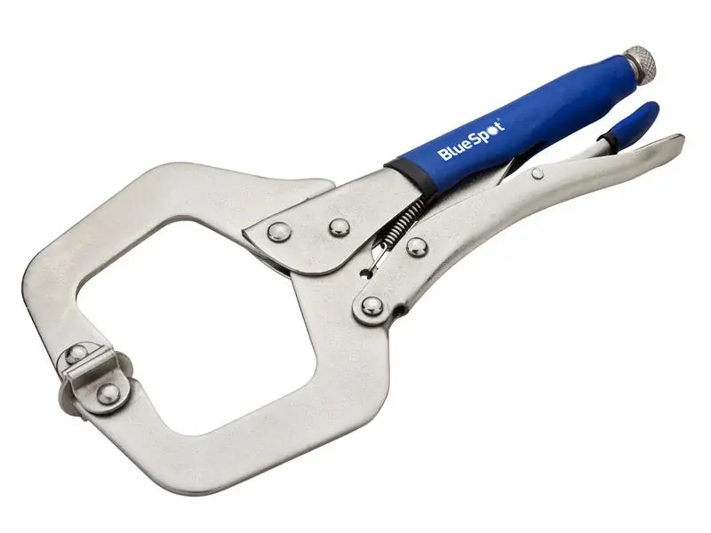 BlueSpot Tools Locking C-Clamp Rotate Pads 280mm (11in)