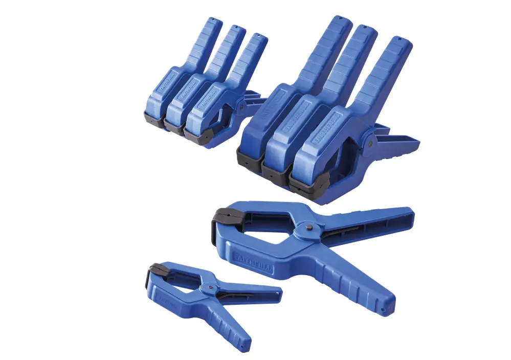 Faithfull 8 Piece Spring Clamp Place