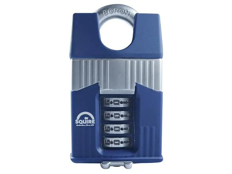Henry Squire Warrior High-Security Closed Shackle Combination Padlock 45Mm