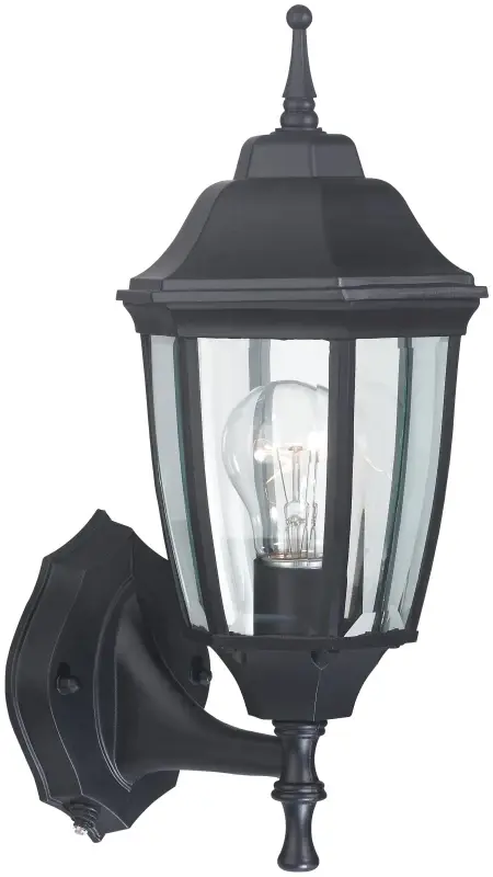 Boston Harbor DTDB Dusk/Dawn Lantern, 60 W, Medium Base Bulb or CFL Bulb(Sold Separately) Lamp, Aluminium Fixture Restrooms