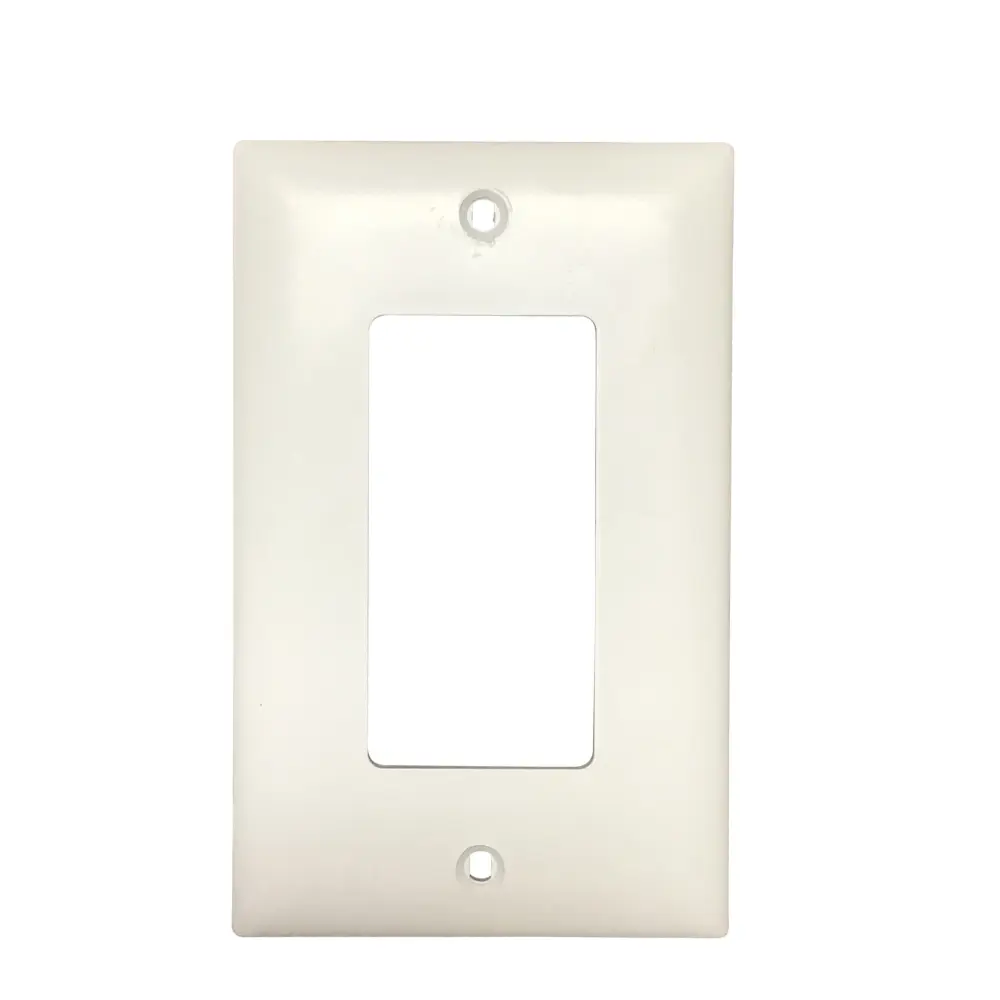 Hampton Bay Sovereign Snow Finish Single Outlet Cover Damaged Box
