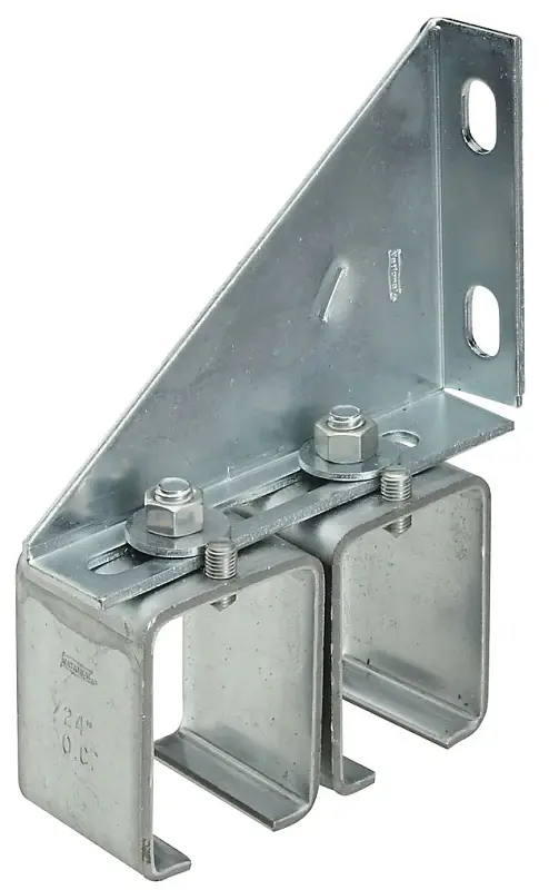 National Hardware N104-752 Double Splice Bracket, Hardened, Galvanized, : #5114 or #5116 Double Run Box Rail