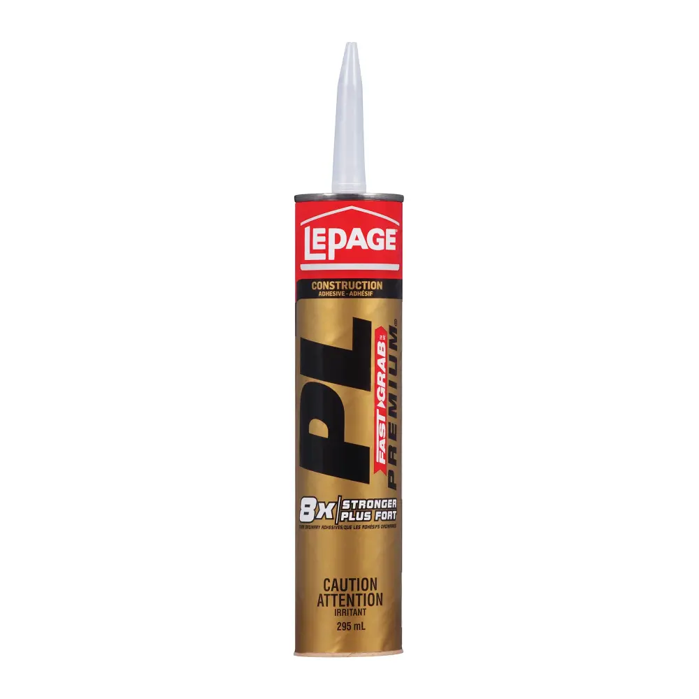Hammer Action PL Premium Instant Grab 8x Stronger Construction Adhesive, 295 ml
