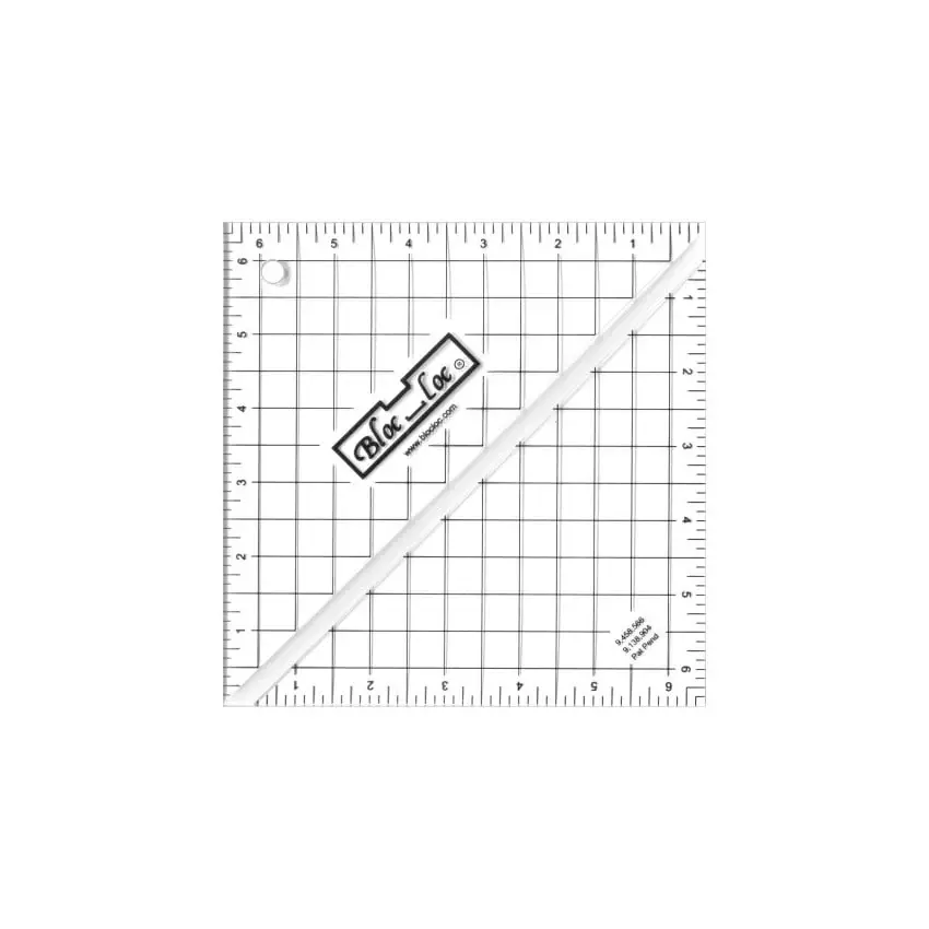 Bloc Loc BLLHST-6.5 Half-Square Triangle Ruler
