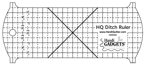 HQ Ditch Ruler Handi Gadgets HG00405 Carrying Case