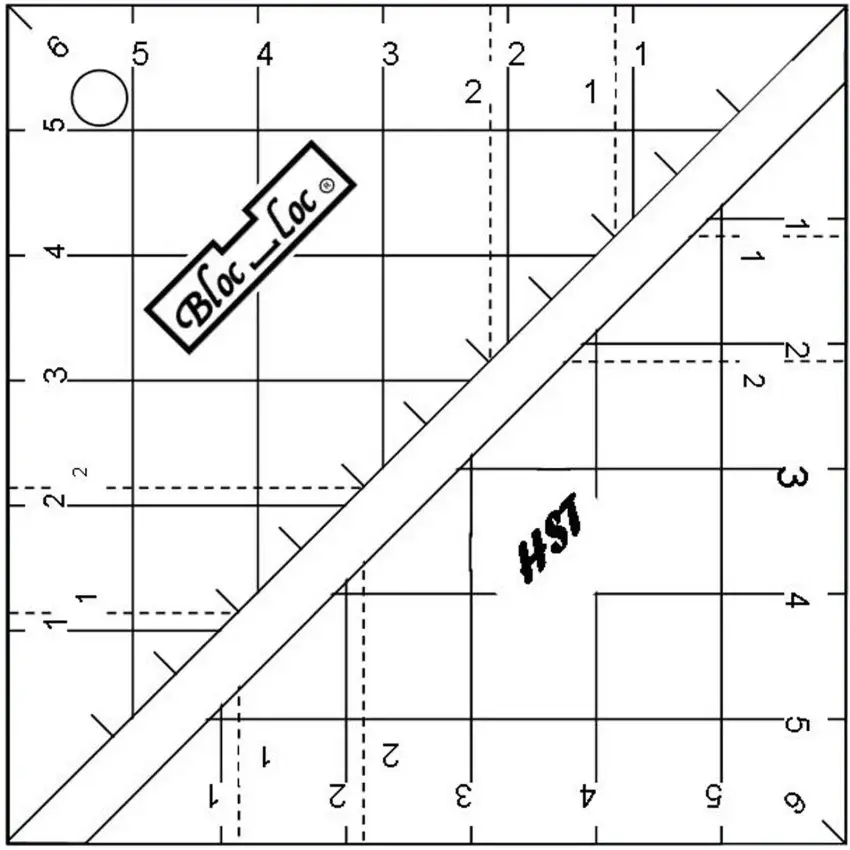 Folding Wooden Rule Bloc Loc Square Rulers Sold Individually (various sizes)
