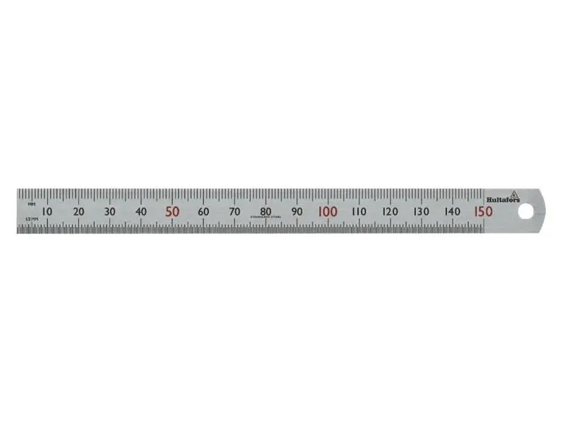 Hultafors STL 150 Stainless Reinforced Ruler 15cm