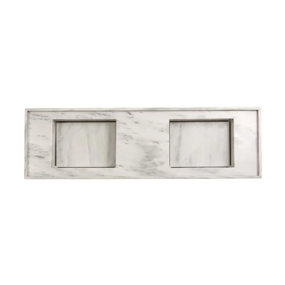Built- sink - Basiel - Snow Marble
