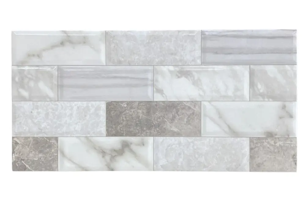 Marble Brick Blanco 25x50 (10"x20") Clay Floor Tile 16PPB 1.35sqft/p