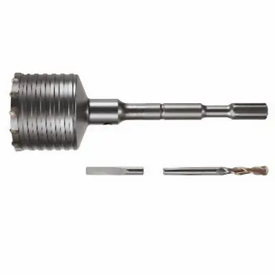 Bosch 3-9/16 Inches x 12 Inches Spline Rotary Dead Blow Hammer Core Bit Wave Design, 2608587446