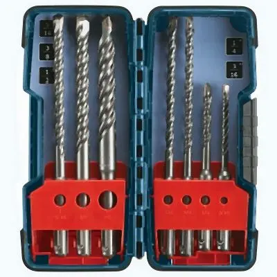 Bosch Biodegradable 7 pieces SDS-plus® Bulldog™ Rotary Hammer Bit Set, 2610021557