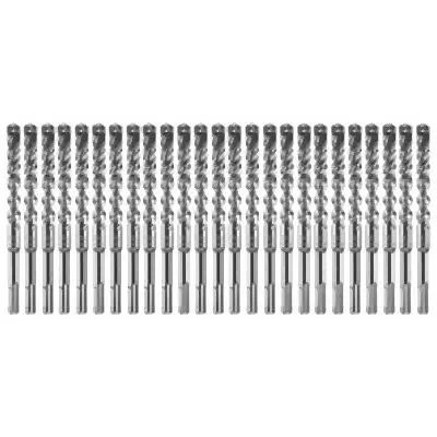 Bosch 25 pieces 1/2 Inches x 4 Inches x 6 Inches SDS-plus® Bulldog™ Xtreme Carbide Rotary Hammer Drill Bits, 2610021616