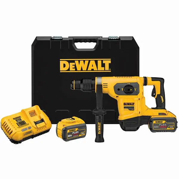 DeWalt 1-9/16" (40 mm) SDS Max 60V Combination Hammer Kit, DCH481X2