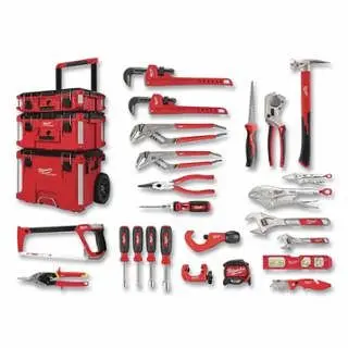 Milwaukee Packout Plumber Kit, single pieces per pack, 48-22-0141