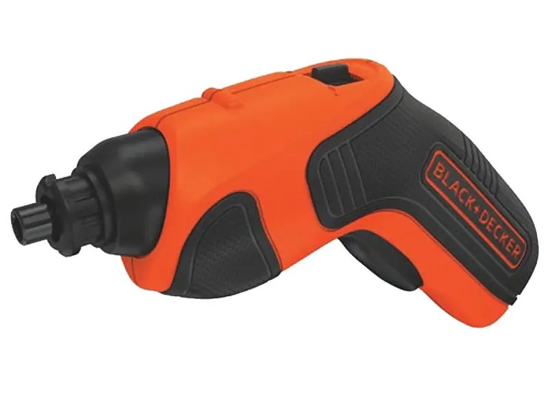 Black+Decker BDCS20C Screwdriver, Battery Included, 4 V, 1.4 Ah, 1/4 Chuck, Hex Chuck