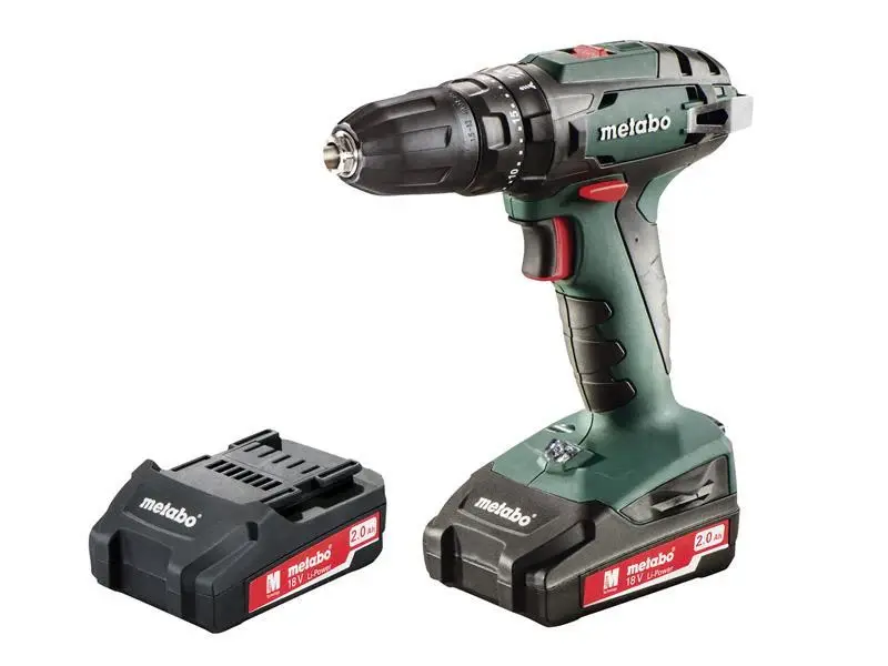metabo SB 18 Combi Hammer Drill 18V 2 x 2.0Ah Li-ion