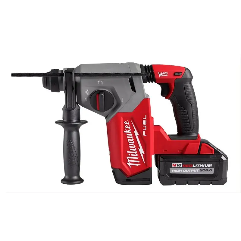 Milwaukee M18 FUEL 2912-22 Rotary Hammer Kit, Battery Included, 18 V, 6 Ah, 1 Chuck, SDS-Plus Chuck