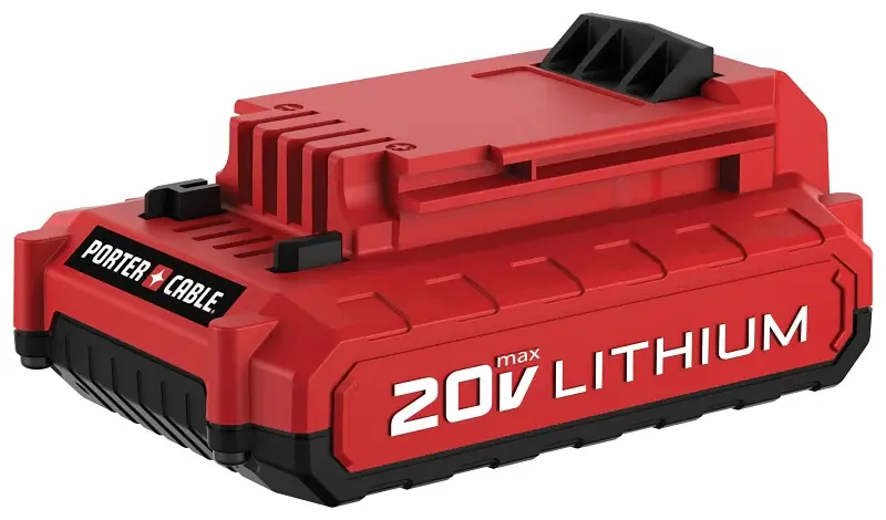 Porter-Cable PCC682L Battery, 20 V Battery, 1.5 Ah, 40 min Charging