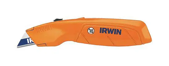 Irwin OSHA-Compliant Functionality Knife, Retractable, Functionality, General Purpose, Aluminum, 2082300 Irwin Tools