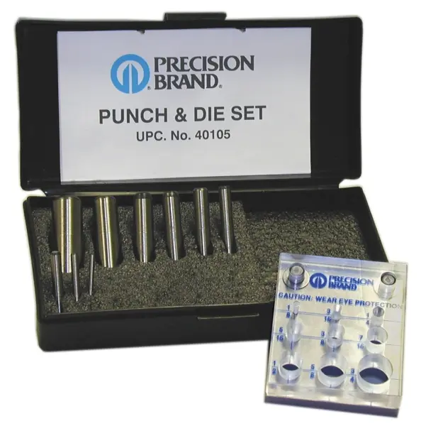 Precision Brand Punch And Die Set, 1 Set per package, 40105
