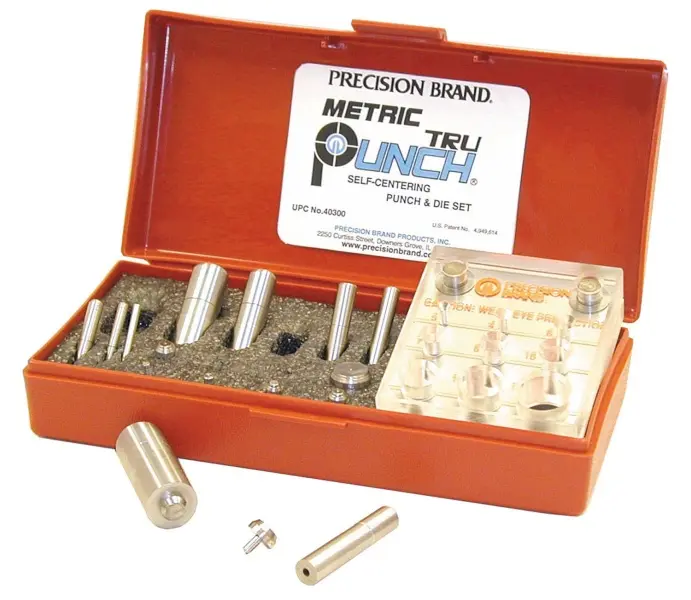 Precision Traditional Brand "Metric 10" Trupunch® Punch And Threading Die Set, 40300 Precision Brand