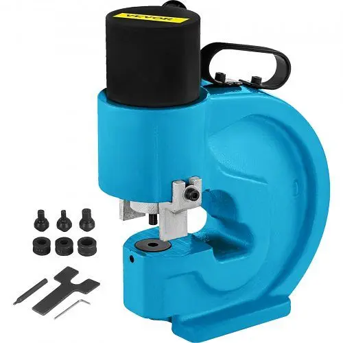 VEVOR CH-70 Hydraulic Busbar Hole Puncher 35 Ton Knockout Punch Set Max 12mm, CH-70SBFJDKJ00001V0