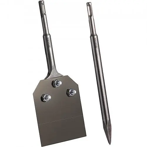 VEVOR Clay Spade, 3.9" x 9.5" SDS Plus Shank, 40Cr Steel Jackhammer Bit Electric Demolition Jack Hammer Point Ch...
