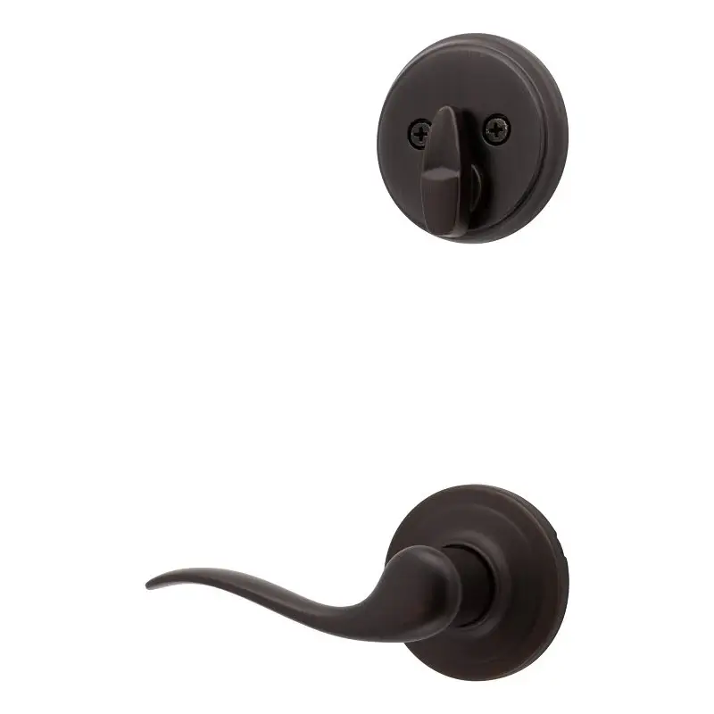 Kwikset 966TNL RH 11P V1 UNIV Deadbolt Interior Pack, 2 Grade, Turnpiece Lock, Keyed Key, Spelter, Venetian Bronze