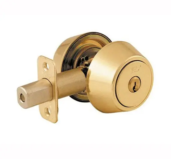 Yale Locks P5211 Security Deadbolt Smooth Brass - Single Unit
