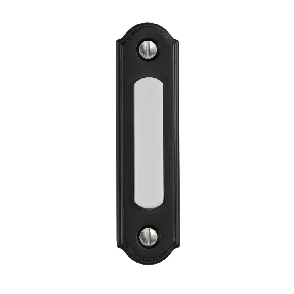 Wired Doorbell Roomy LED Illuminated Push Button, Black HD Camera & Motion Sensor