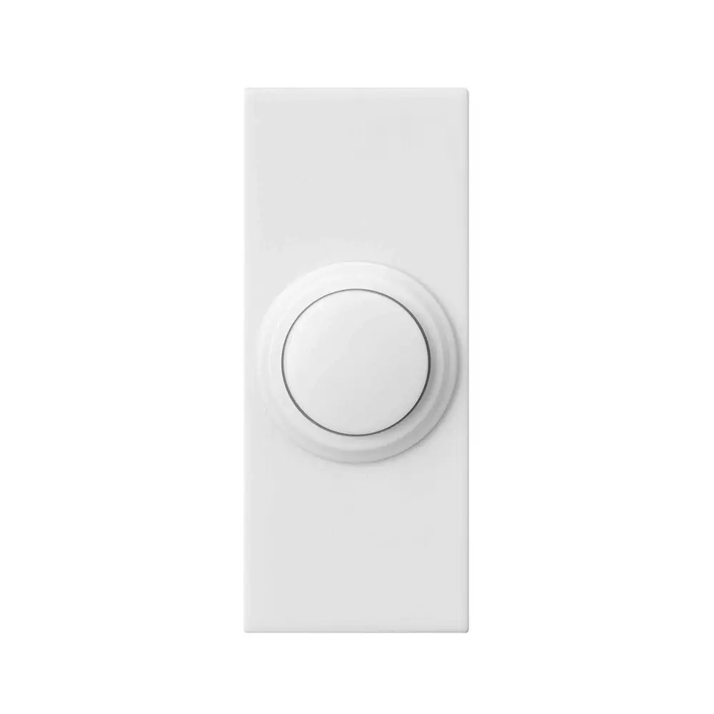 Wireless Doorbell Unlighted Round Push Button, Pearl HD Camera & Motion Sensor