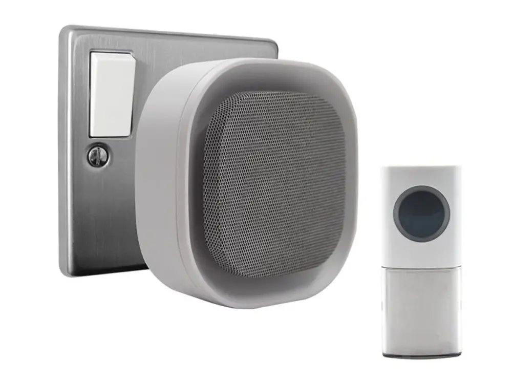 Uni-Com Plug- Door Chime Night Portable Modern Design