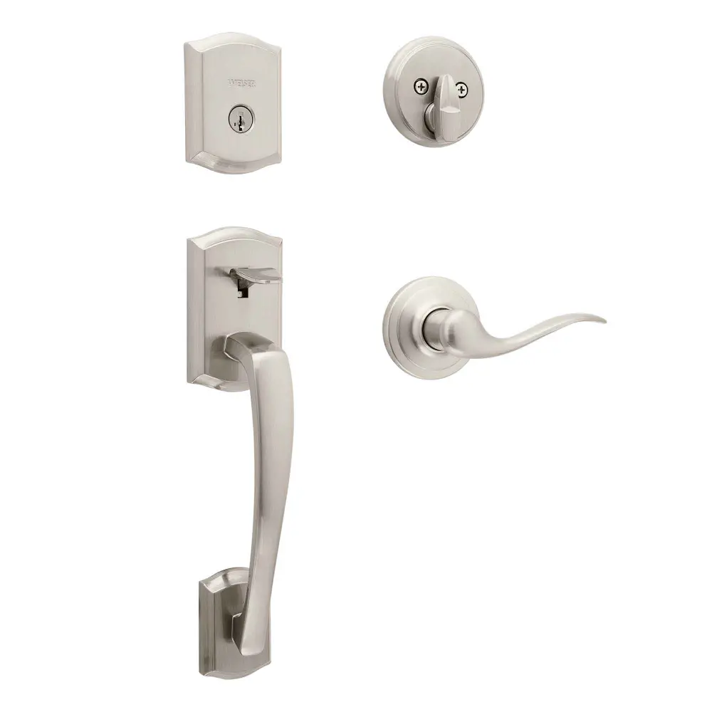 Handleset Prescott Toluca Interior, Satin Nickel