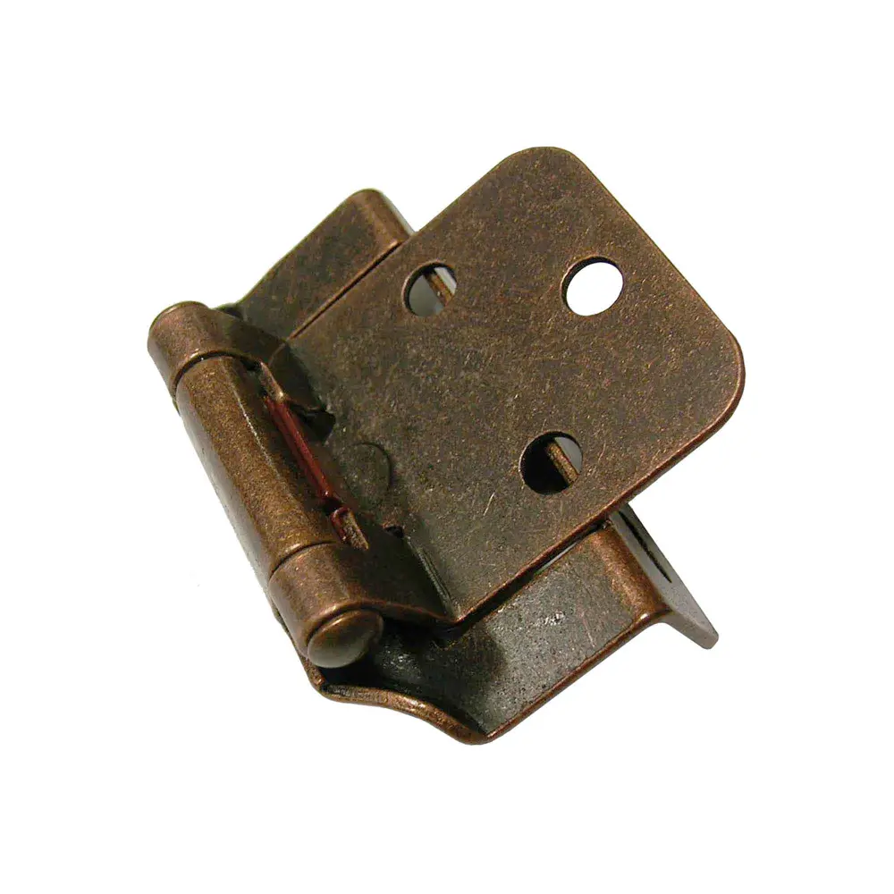 Antique Copper Self-Closing Hinge, 2-Pack