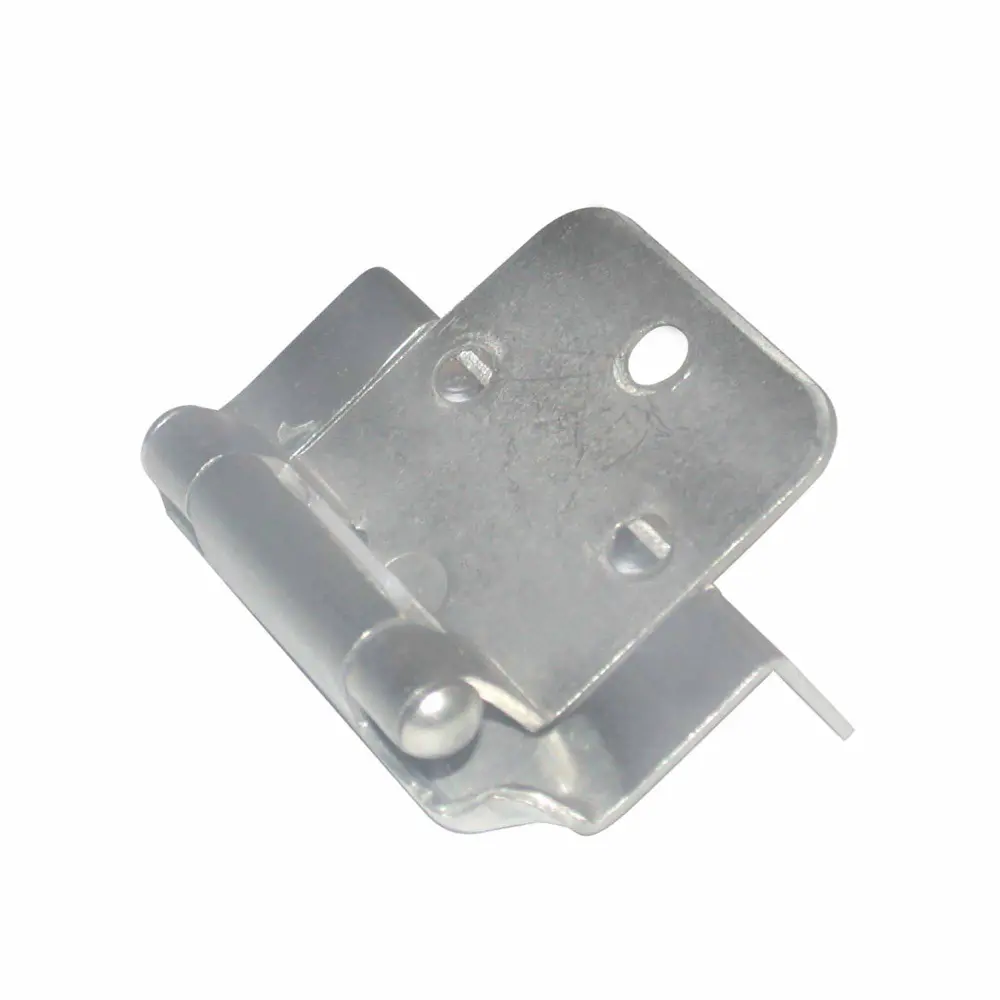 Brushed Nickel Self-Closing Hinge, double-set
